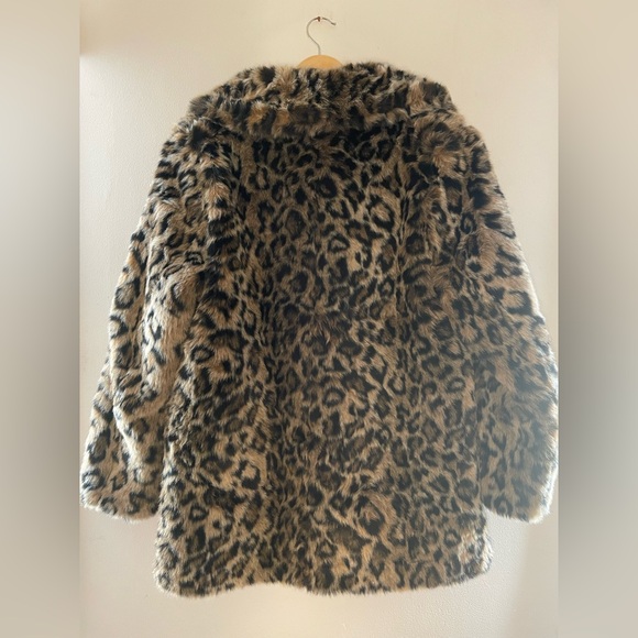 H&M leopard faux fur coat - Picture 3 of 3